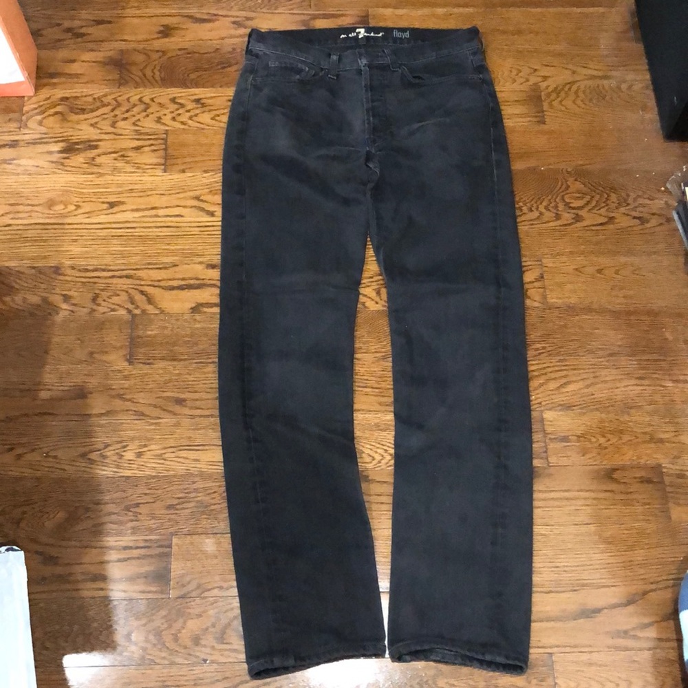 Black 7 for all mankind jeans size 30
